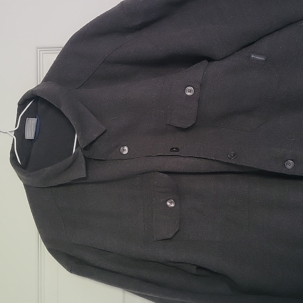 Columbia fleece lined shacket